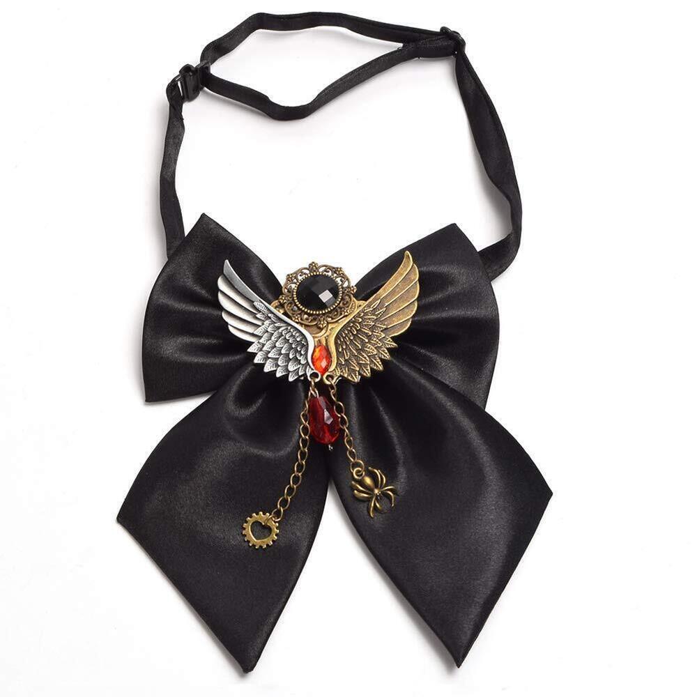 5372 Handmade Steampunk Bowtie Bow Tie Style 03-Steampunk bowtie